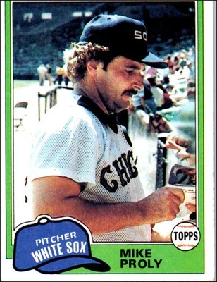 1981 Topps - Mike Proly #83 - Image 1 of 2