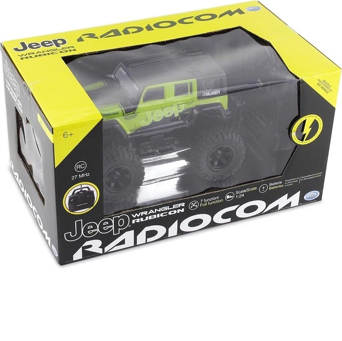 Ods Radiocom Jeep Wrangler Verde Radiocomandata Scala 1:24 - Immagine 1 di 1