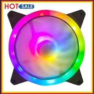 120mm Cooling Fan Radiator Heatsink Silent RGB Case Fan Cooler for Computer Case - Afbeelding 1 van 12