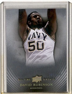 2013-14 Upper Deck All Time Greats David Robinson 086/150 Navy #11 - Picture 1 of 2