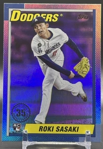 2025 Topps Update #U90-11 Roki Sasaki Los Angeles Dodgers Foil Rookie - Picture 1 of 2