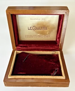 RARO ANTICO OROLOGIO LE COULTRE VACHERON & CONSTANTIN IN LEGNO E VELLUTO SCATOLA - Foto 1 di 13