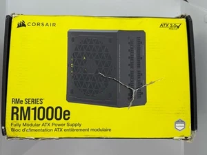 Corsair RM1000e 1000W 80+ Gold Fully Modular Power Supply CP-9020264-NA NEW - Afbeelding 1 van 2