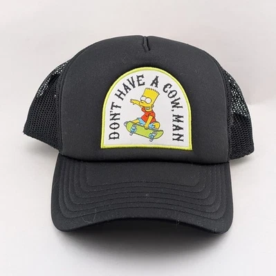 Bart Simpson ‘Don’t Have A Cow Man’ Baseball Cap SnapBack NWT Mad Engine 20th TV - Image 1 of 4
