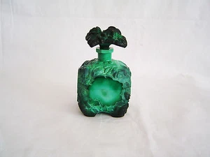 Malachite Glass Perfume bottle - Imagen 1 de 2