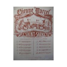 Saint-Saëns Camille Etienne Marcel nr 4 fortepian wokalny ca1880