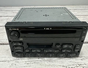 Parts/Repair Ford Radio YU3F-18C868-AA, CD And Tape Player Made In Mexico, Black - Picture 1 of 12