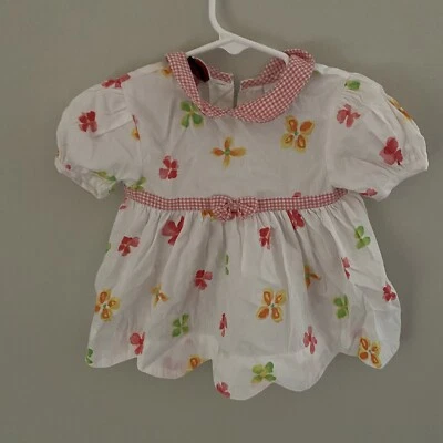 Vintage  Mayfair Kids  Floral Dress 6/9m - Image 1 of 4