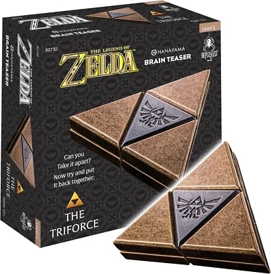 Bepuzzled, Legend of Zelda Triforce Hanayama Cast Brain Teaser Mensa Rated Le... - Image 1 of 4
