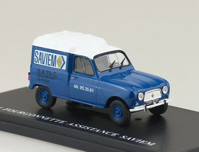 Renault R4 Lieferwagen Saviem Service 1967 1:43 Atlas Modellauto  - Bild 1 von 3