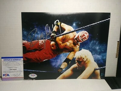 Rey Mysterio Signed 8x10 Photo WWE Wrestling San Diego 619 Old School WWF - Image 1 of 3