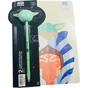 Cuaderno de composición YOOBI X Star Wars The Mandalorian College con bolígrafo - Imagen 1 de 3