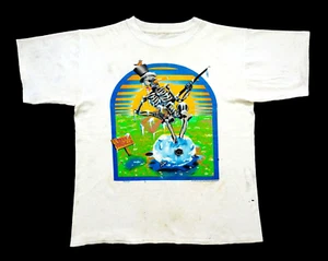 Camiseta Grateful Dead Camiseta De Colección 1989 Guitarra Muñeco de Nieve Arte Spring Tour GDM XL - Imagen 1 de 11
