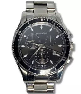 Reloj cronógrafo Hamilton Jazzmaster Seaview Chrono H375120 45 mm de Japón BNB - Imagen 1 de 6
