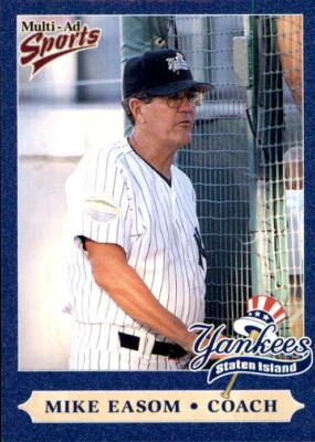 1999 Staten Island Yankees Multi-Ad #3 Mike Eason Fort Pierce Florida FL Card - Image 1 of 2