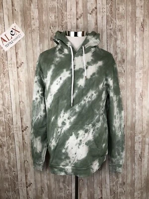 Boohoo Sudadera con Capucha Para Hombres Mediana Camuflaje Tie Dye Sudadera Verde Pullover N114 Foto 1 de 4