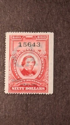 United States Revenue Stamps, #R332-3, R335 very fine used - Image 1 of 4