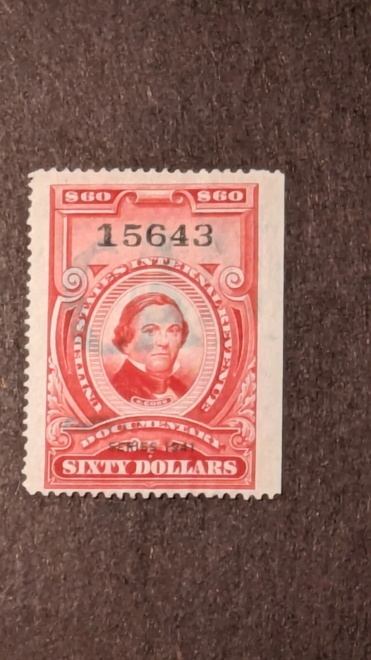United States Revenue Stamps, #R332-3, R335 very fine used - Image 1 of 4