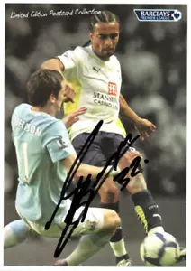 TOTTENHAM: BENOIT ASSOU-EKOTTO SIGNED 6x4 BARCLAYS LIMITED EDITION POSTCARD+COA - Picture 1 of 1