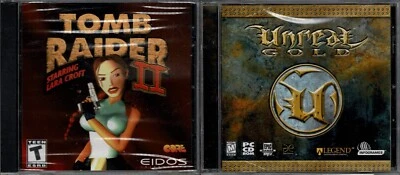 Tomb Raider II 2 & Unreal Gold Pc Both Brand New Both Work on Win10 8 7 XP - Image 1 of 2