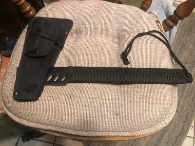 16 1/2"  FIGHTING TOMAHAWK AXE HUNTING  AXE with a Canvas Sheath - Image 1 of 4