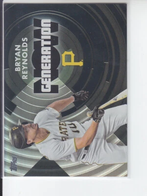 2022 Topps Series 2 Bryan Reynolds Generation Now Black Parallel /299 Pirates - Image 1 of 2