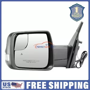 New Power Heat Manual Towing Mirror for RAM 1500 2019-2024, Left Driver Side - Picture 1 of 11