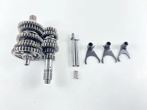 ✅2008 Polaris Outlaw 525s Transmission w Shift Forks Gear Box KTM OEM 08-09 - Picture 1 of 23