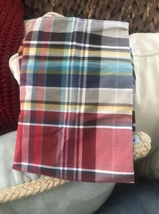 NEW Pottery Barn Teen Wrangler Plaid stripe STANDARD Sham - Picture 1 of 5