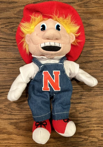 Nebraska Cornhuskers Herbie Husker Mascot Plush 1993 Collegiate Critters big 12 Cover