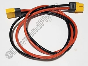 XT60 macho a XT60 hembra 24 pulgadas de largo 14 awg XT-60 macho extensión hembra - Imagen 1 de 12