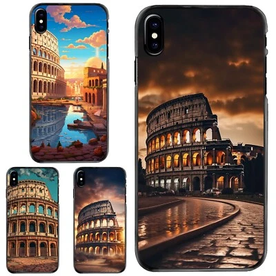 Anti scratch Cover For iPhone SE4 16E XS XR Max 6 7 8 Plus Rome Colosseum dusk - Image 1 of 4