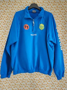 Sweat Fc Nantes Errea porté #71 football shirt maillot Vintage jersey - L - Picture 1 of 10