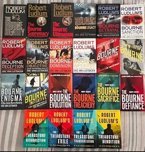 Jason Bourne Treadstone 28 Hardback Book Collection Robert Ludlum Van Lustbader - Picture 1 of 3