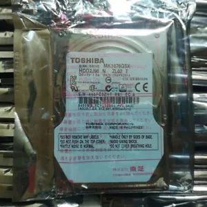 Disque dur pour ordinateur portable Toshiba 160 Go MK1676GSX HDD2J96 5400 tr/min SATA 2,5 POUCES - Photo 1/4