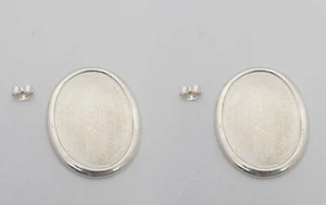 Orecchini a Lobo in Argento 925 con Perno e Farfallina - Picture 1 of 2