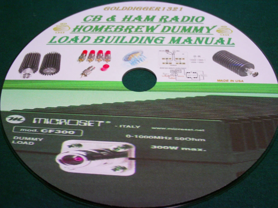 CB & HAM RADIO HOMEBREW DUMMY LOAD BUILDING MANUAL ON CD  - Bild 1 von 1