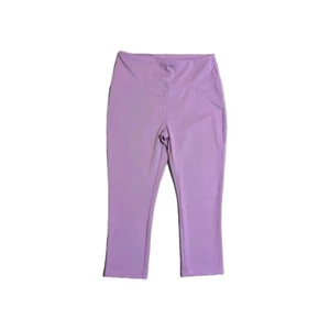 Leggings donna assolutamente fit grandi lilla yoga palestra pantaloni viola controllo pancia - Foto 1 di 9