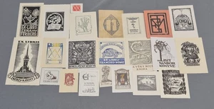 31)Nr.094,EXLIBRIS und PF Europäische Künstler, Konvolut, 22 Blätter - Imagen 1 de 1