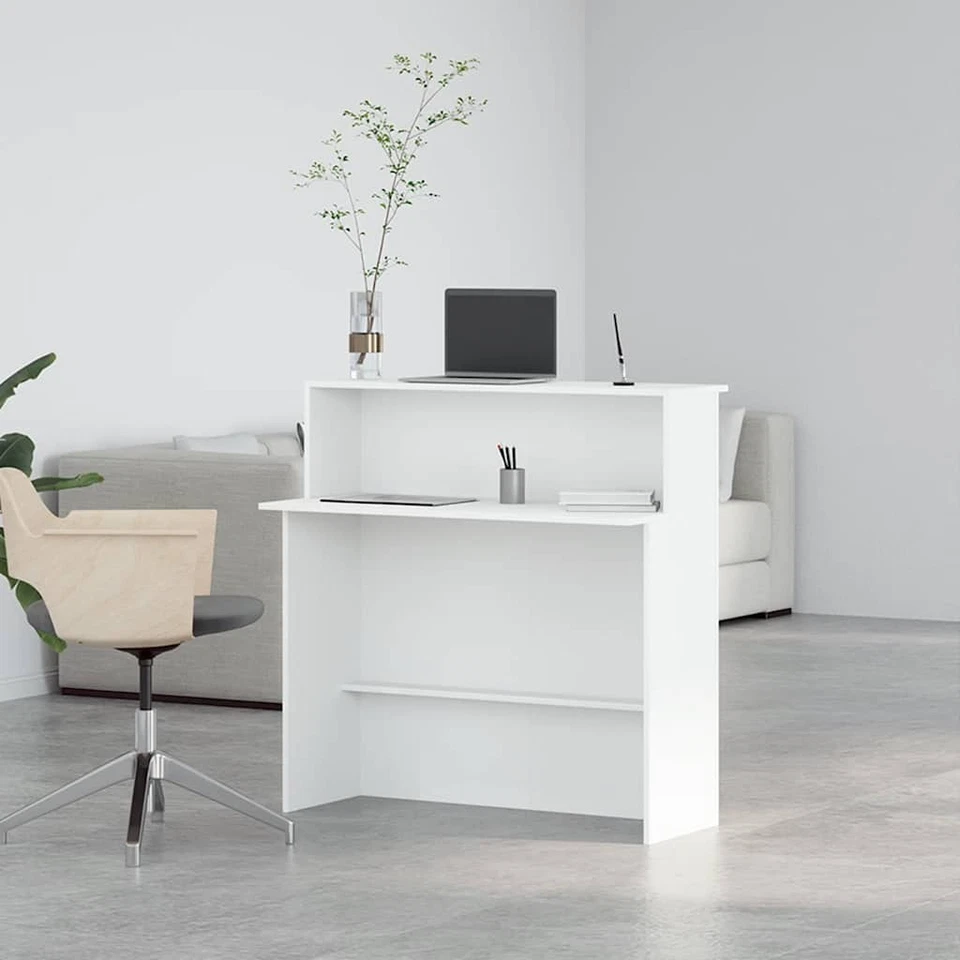 Reception Desk Front Counter Table Exhibition Counter Stand Desk Office Tables - Image 1 of 1
