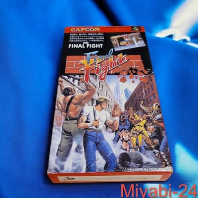 Final Fight Super Famicom Box & Manual Used Rare - Image 1 of 4