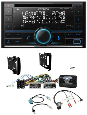 Kenwood CD 2DIN DAB USB Lenkrad Bluetooth Autoradio für Chrysler Dodge Jeep - Bild 1 von 4