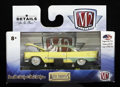 M2 Machines 57 1957 DeSoto Fireflite Auto-Thentics Mopar Car R43 17-32 Yellow - Image 1 of 2