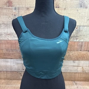 Brooks Juno High Impact 38F Sports Bra Green Moving Comfort Collection - Picture 1 of 8