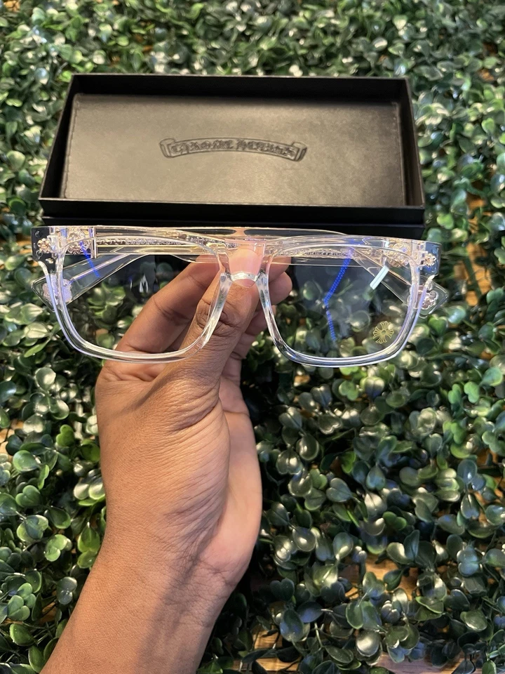 Gafas estilo corazón cromadas “claras y doradas” luz azul Foto 1 de 4