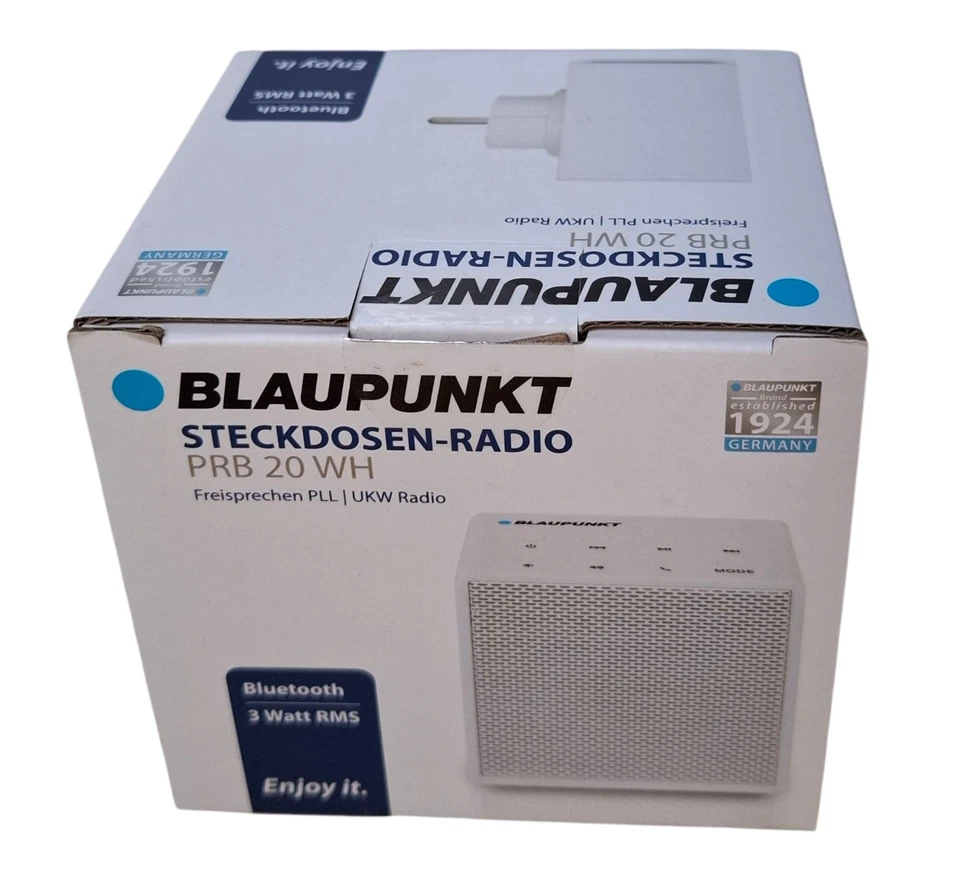 Blaupunkt PRB 20 WH Steckdosenradio Freisprecheinrichtung Bluetooth Weiß