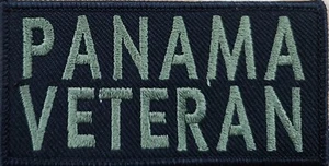 Parche PANAMÁ VETERANO con sujetador marca VELCRO® versión borrador negro y oliva - Imagen 1 de 1