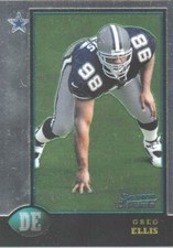 1998 Bowman Chrome Football #6 Greg Ellis RC