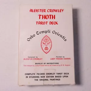 Aleister Crowley Thoth Tarot Deck, AC78, 78 große Karten + Anleitung (1983) - Bild 1 von 10