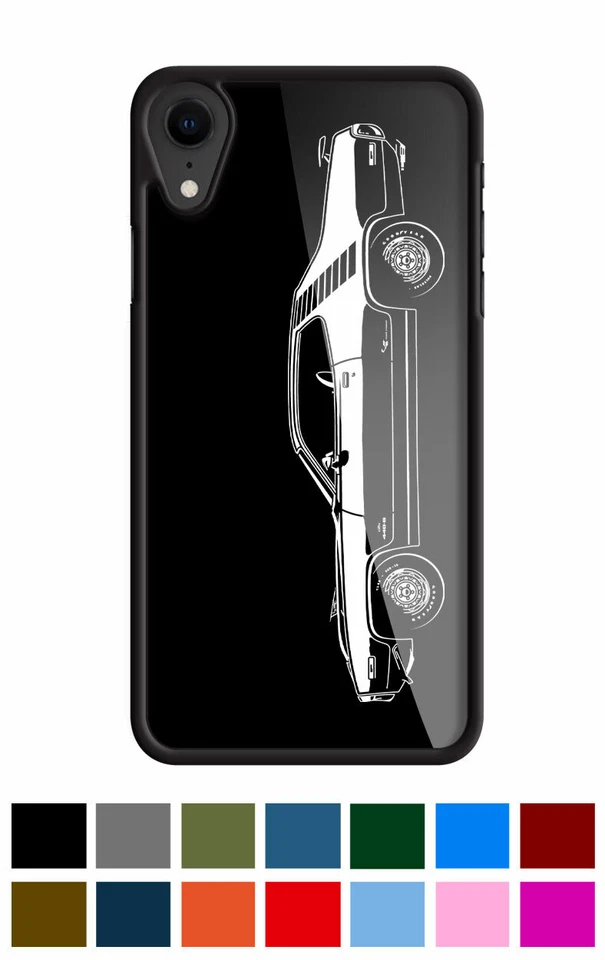1972 Plymouth Road Runner 440-6 Coupe "Profile" Case Apple iPhone Samsung Galaxy - Image 1 of 4